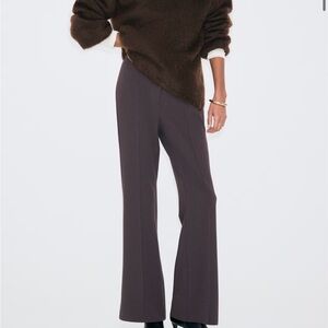 H&M Chic Dark Brown Flare Pants